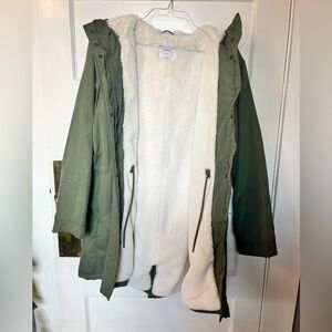 Old Navy Green Parka Jacket